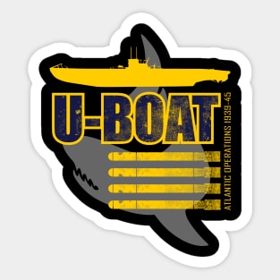 U-boat Atlantic Operations Sticker